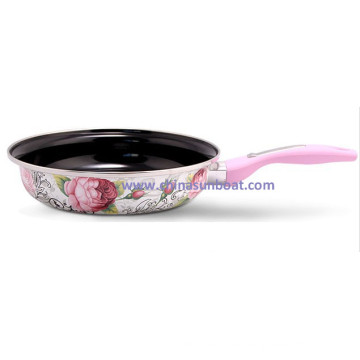 Enamel Coating Frying Pan Cookware Enamel Pan Kitchenware/ Kitchen Appliance